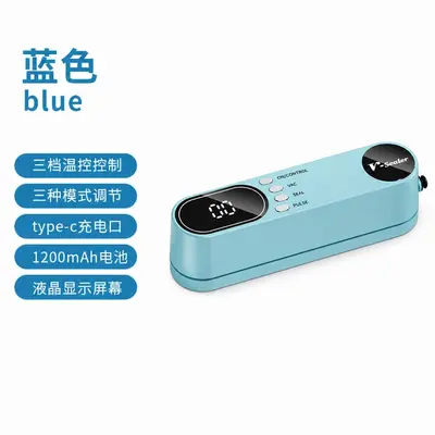 Vacuum sealer, rechargeable, digital display, mini - 8