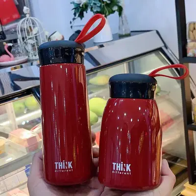 Halo Termos Bardak Paslanmaz Çelik Seyahat Bardağı, Taşınabilir Mini 2'li - 4