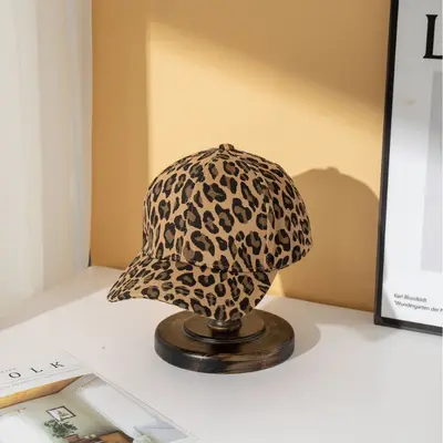 Leopard Print Women's Breathable Baseball Cap, Retro Y2K Style - 7
