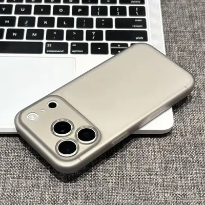 Ultra İnce Mat Yumuşak Kılıf, Apple 18/17 Pro Max/16/15/14/13 Pro Uyumlu - 10