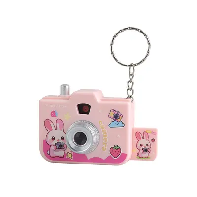 Cartoon Mini Camera Keychain with Projection, Kids' Toy - 6