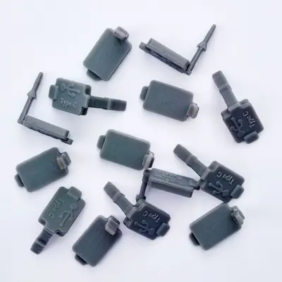 Type-C und USB Silikon-Staubschutzstöpsel, wasserdicht