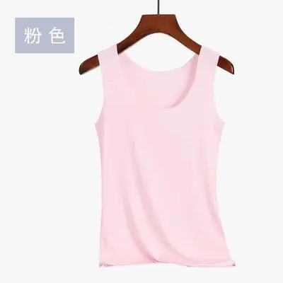 Summer Seamless Ice Silk Camisole for Women, Korean Style Straps - 7