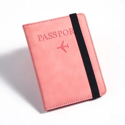 Pu deri pasaport çantası Amazon sınır ötesi rfid çoklu kart yuvası çok fonksiyonlu pasaport belge kapağı pasaport kapağı - 7