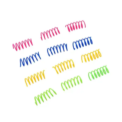 Colorful Spring Cat Toy Set, 4 Pieces