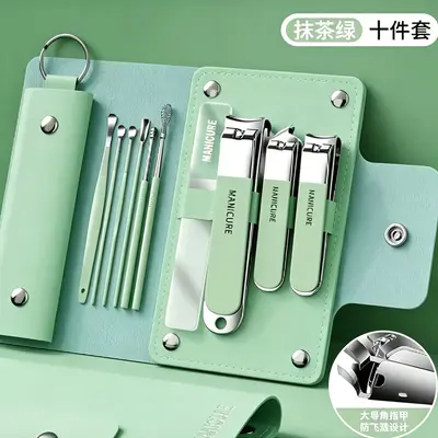 德国指甲刀套装男士指甲剪指甲钳挖掏耳勺成人大号家用修甲工具包
