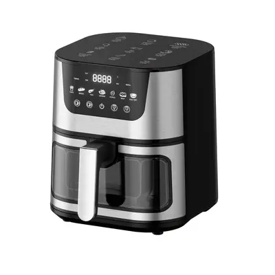 2026 Ev Tipi Air Fryer, Çok Fonksiyonlu Görsel Paslanmaz Çelik Fritöz, Otomatik Elektrikli Fırın, Büyük Kapasiteli, Akıllı Pişirme - 9