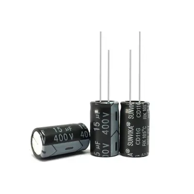 Electrolytic Capacitor 15UF 400V, Aluminum, Low-Resistance Filter Type - 6