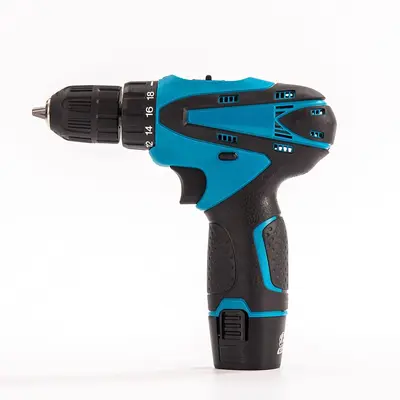 Cordless electric drill set, rechargeable, lithium battery - 4