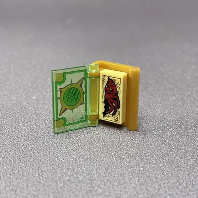 MOC-Bausteine Referenzbuch mit Minifiguren-Halter - 10