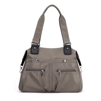 Women's Large Capacity Canvas Tote Bag, Lightweight Single-Shoulder Office Bag - 11