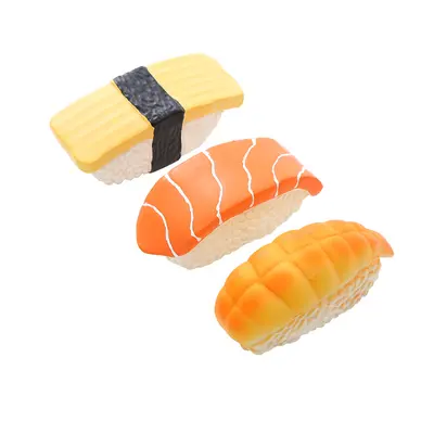 Latex Chew Toy Sushi Shape for Teeth Cleaning, Interactive Dog Toy