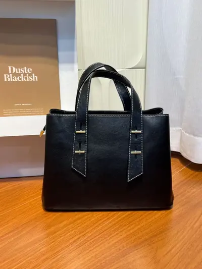 Women's Large Capacity Contrast Color Tote Bag, Custom Made - 12