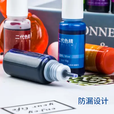24-Colour Second-Generation Crystal Glue Colour Essence, High Concentration, Semi-Transpar