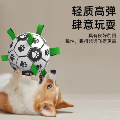 Amazon Dog Soccer Ball Toy Interactive Training Toy Ball Pet Ball Supplies Foreign Trade Wholesale Custom - 3