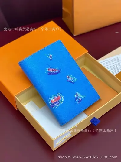 Passport holder, multi-card slots, bifold storage, portable