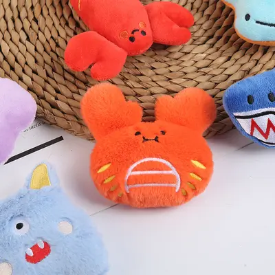 Ocean Animal Plush Squeaky Dog Toy, Durable Chew Toy for Puppies - 4