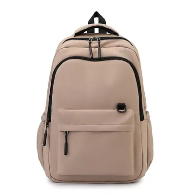 Herren- und Damen-Rucksack mit Laptop-Fach, einfarbig