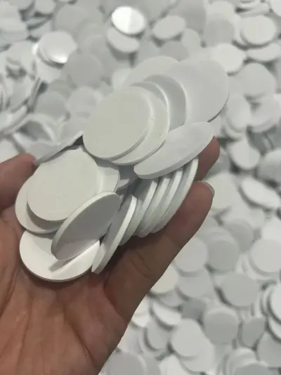 Transparent Acrylic Foam Double-Sided Tape, Round, Removable, No-Residue - 12
