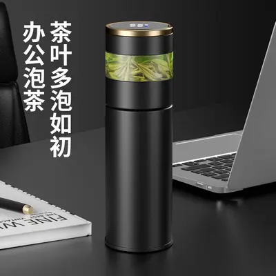 316 Stainless Steel Insulated Water Bottle with Tea Infuser, Men's Cup