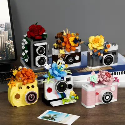 Jingzhonghua Camera Series Building Blocks, Children's Educational Set