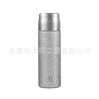 Titanium-Coated Double-Wall Insulated Tea Infuser Thermos Cup, Portable Outdoor Bottle - 5