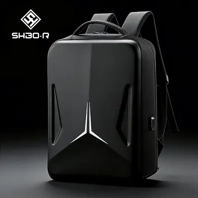 Cross-Border Hard Shell Business Backpack for Men Large Capacity Casual Daypack College Student 16 inch Gaming Laptop Backpack