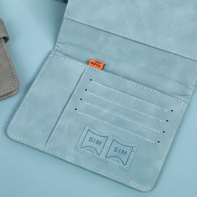 Pasaport koruma kılıfı, PU deri, manyetik kapama