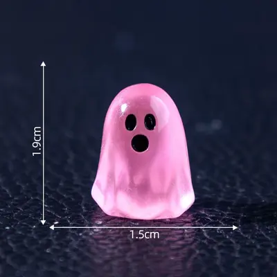 Glow-in-the-Dark Little Ghost DIY Hanging Decoration, Mini Micro Landscape - 12