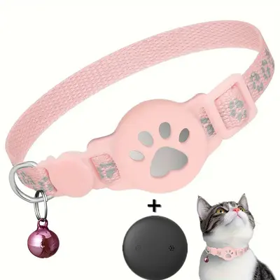 Pet Cat Positioning Collar Tracker Suitable for iOS Waterproof Apple Find My Reflective Collar - 8