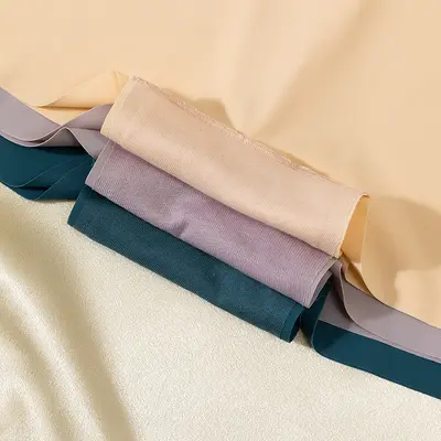 Damen-Boxershorts aus Eisseide, nahtlos, atmungsaktiv, hochelastisch