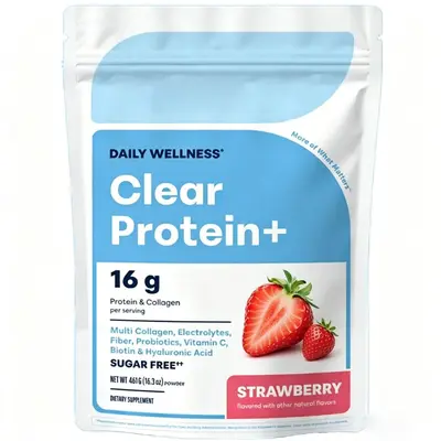 Clear Protein+ Çilek Aromalı Protein Tozu 461g - 6
