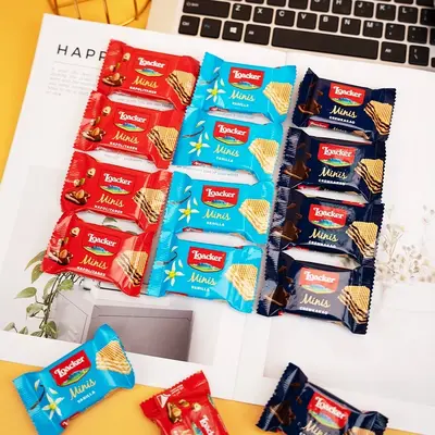 Loacker gofret küçük paket 10 g fındık vanilya çikolata - 3