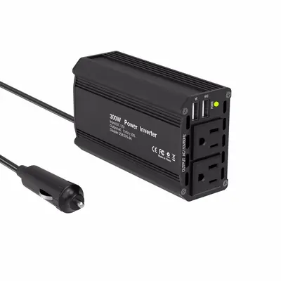 300W Araç İnvertörü 12V'dan 110V/220V'a DC-AC Güç Dönüştürücü - 8
