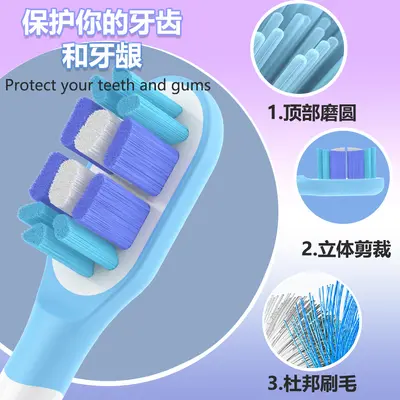 Replacement Brush Head for Xiaomi Mijia Sonic Pro, MES610, Soft Bristles - 3