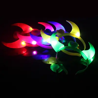 LED-Leuchten-Bobo-Ball-Haarspange, Cartoon-Design - 12