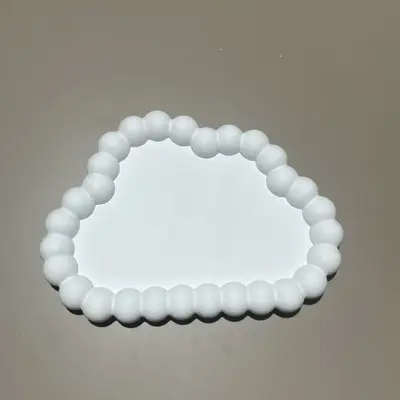 Plaster Decorative Storage Tray, INS Style, Nail and Jewelry Display - 9