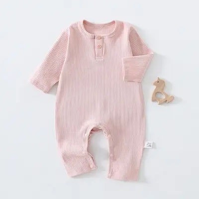 Baby-Strampler aus Baumwolle, 95 % Baumwolle, nahtlos, Frühling und Herbst - 8