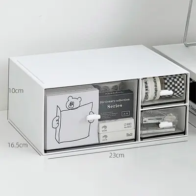 Schubladenstil Aufbewahrungsbox aus Acryl, staubdicht