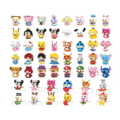 Micro Particle Building Blocks, Cartoon Figures, Children's Educational Toy and Pendant - 6