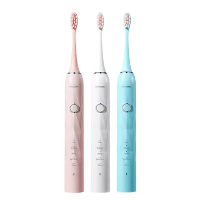 Adult Electric Toothbrush, Soft Bristles, IPX7 Waterproof - 6