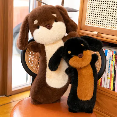 Dachshund Long Plush Pillow, Stuffed Toy, Large Dog Doll