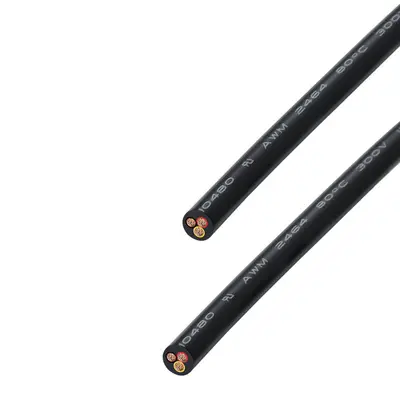 Оптовый цифровой кабель American Standard 3-Core UL2464 в оболочке, черный, стандартная сигнальная линия 18AWG 28AWG, силовой кабель