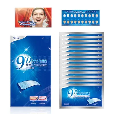 Zahnaufhellungsstreifen, 3D/5D/9D-Optionen - 9