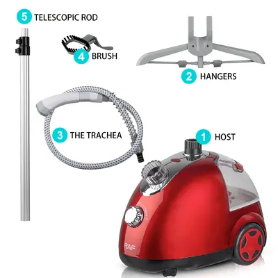 Steam garment pressing machine, handheld portable
