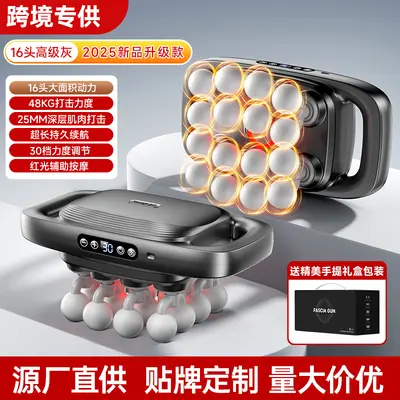 16-Head Professional Massage Gun, High-Torque Muscle Massager - 8