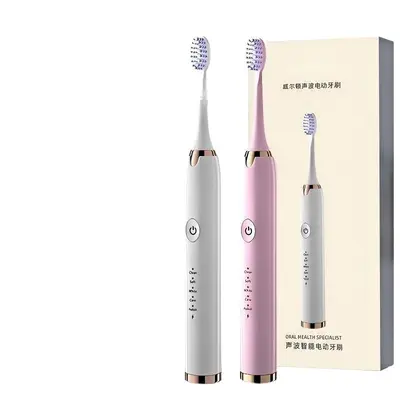 Hilton Adult Electric Toothbrush, Soft Bristles, Family Set - 5