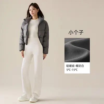 T126 Damen Yoga-Hose, gefüttert, hohe Taille, gerades Bein - 8