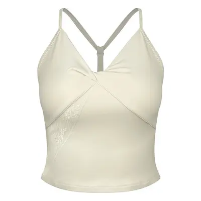 Women's Yoga Sports Bra with Lace and Fixed Cups - 8