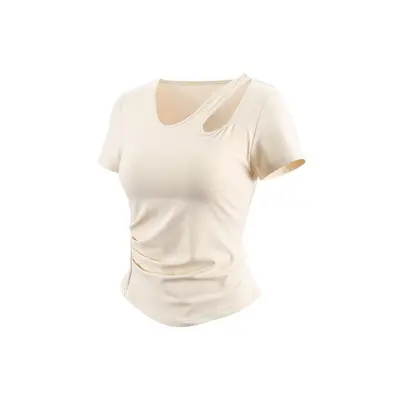Women's Summer Yoga Set, Short Sleeve with Micro Flare Pants - 7